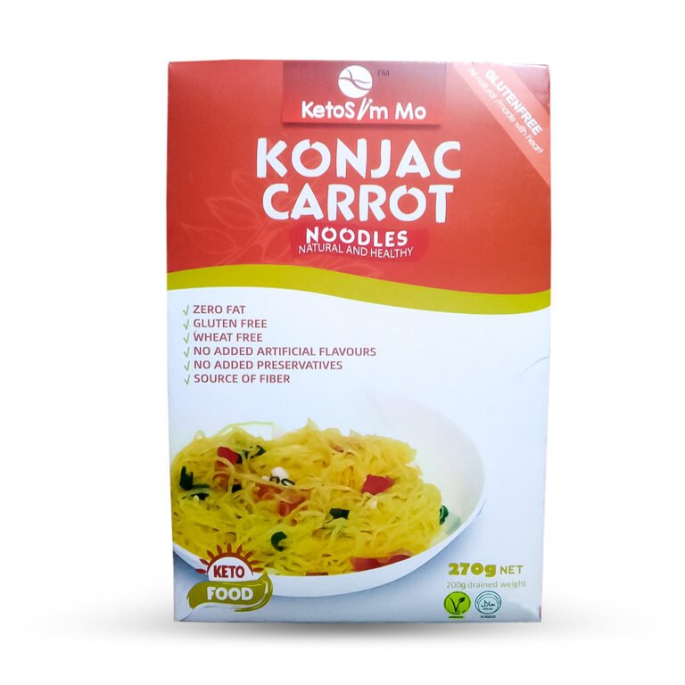 Konjac Carrot Noodles - 270 gm (KetoSlim Mo)